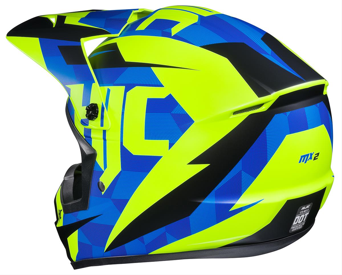 hjc dakota helmet Blue-White-Fluorescent CS-MX II MX Automotive HJC CS-MX2 Dakota MC2SF Matt