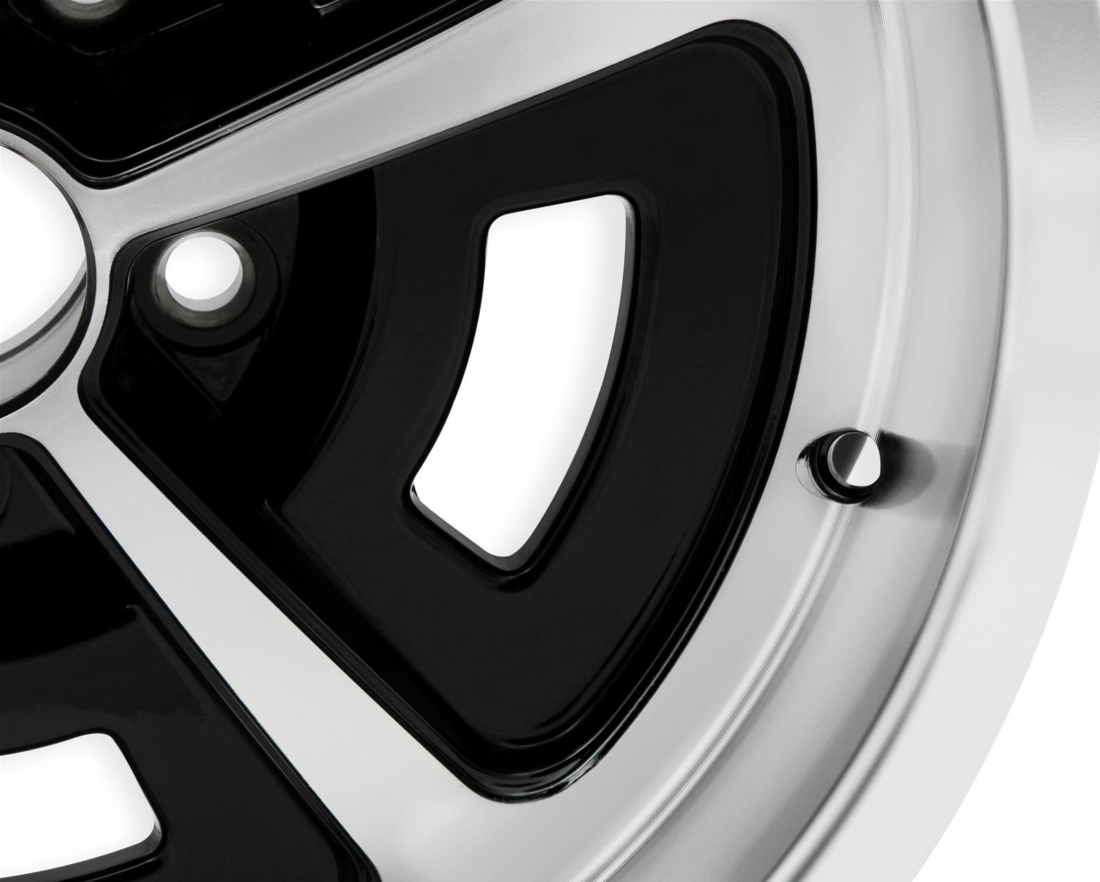 HK Aluminum Magnum Wheels 17x8 Wheel, Magnum, Aluminum, Black, Machined, in, 5 x 4 3/4 in. Bolt Circle, 4.500 in. Backspace, Each thumbnail 5
