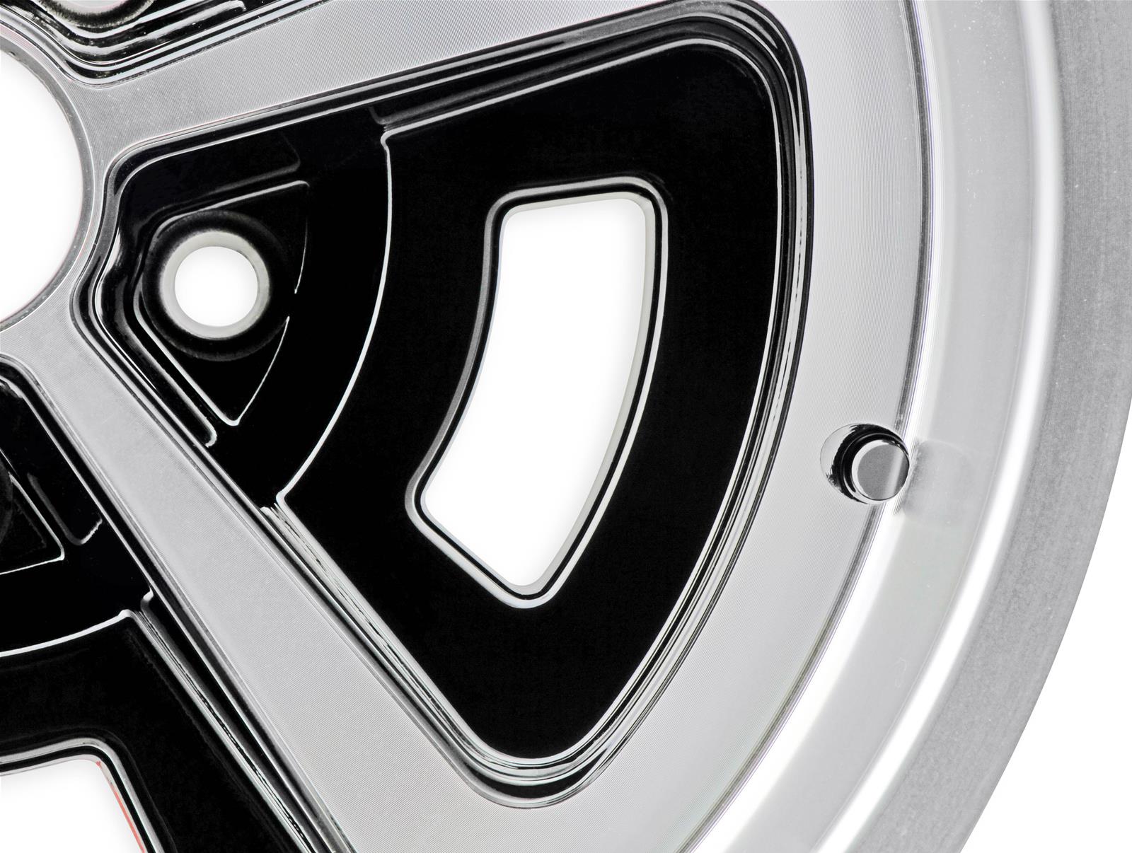 HK Aluminum Magnum Wheels 17x7 Wheel, Magnum, Aluminum, Black, Machined, in, 5 x 4 1/2 in. Bolt Circle, 4.250 in. Backspace, Each thumbnail 6