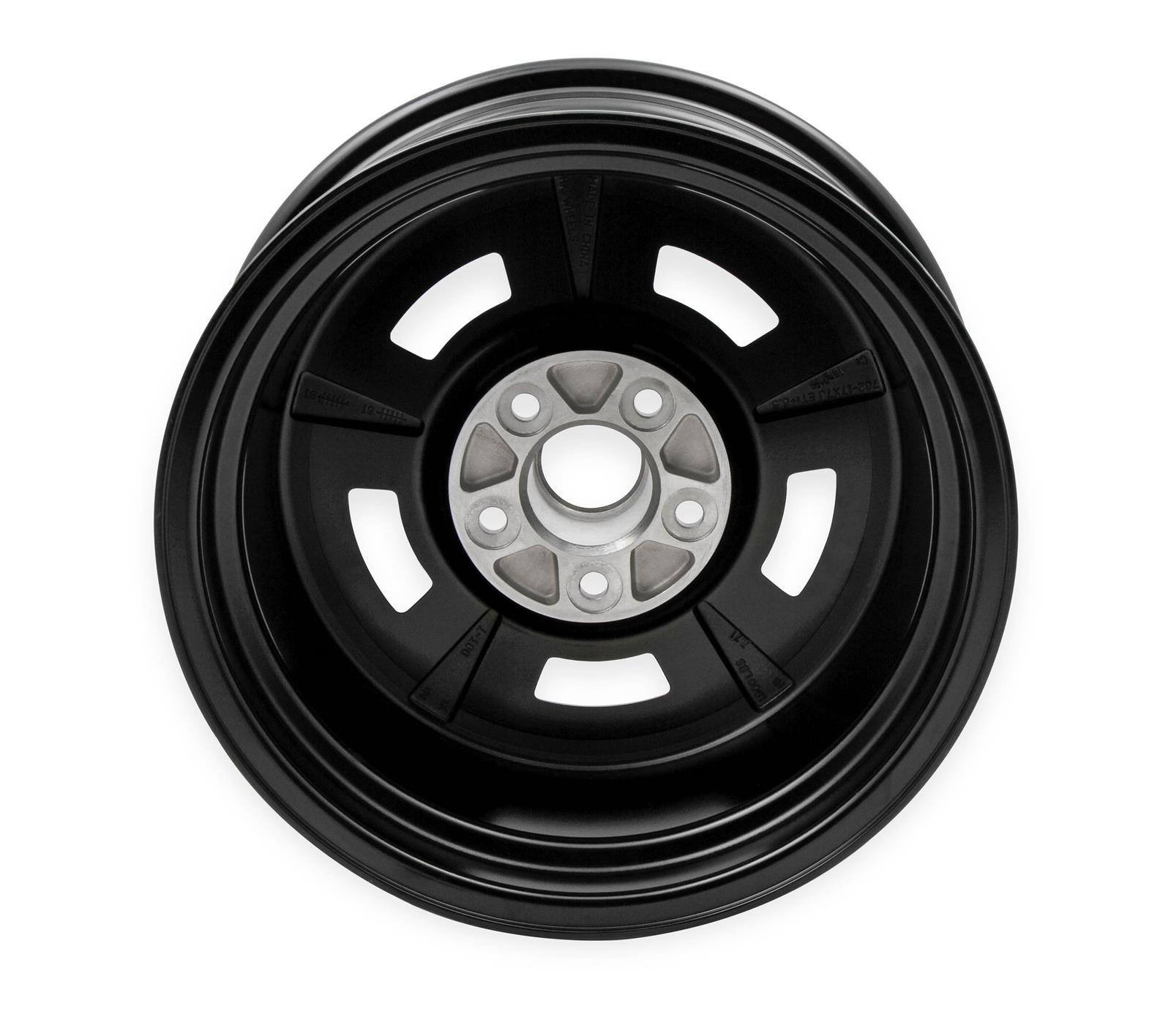 HK Aluminum Magnum Wheels 17x7 Wheel, Magnum, Aluminum, Black, Machined, in, 5 x 4 1/2 in. Bolt Circle, 4.250 in. Backspace, Each thumbnail 2