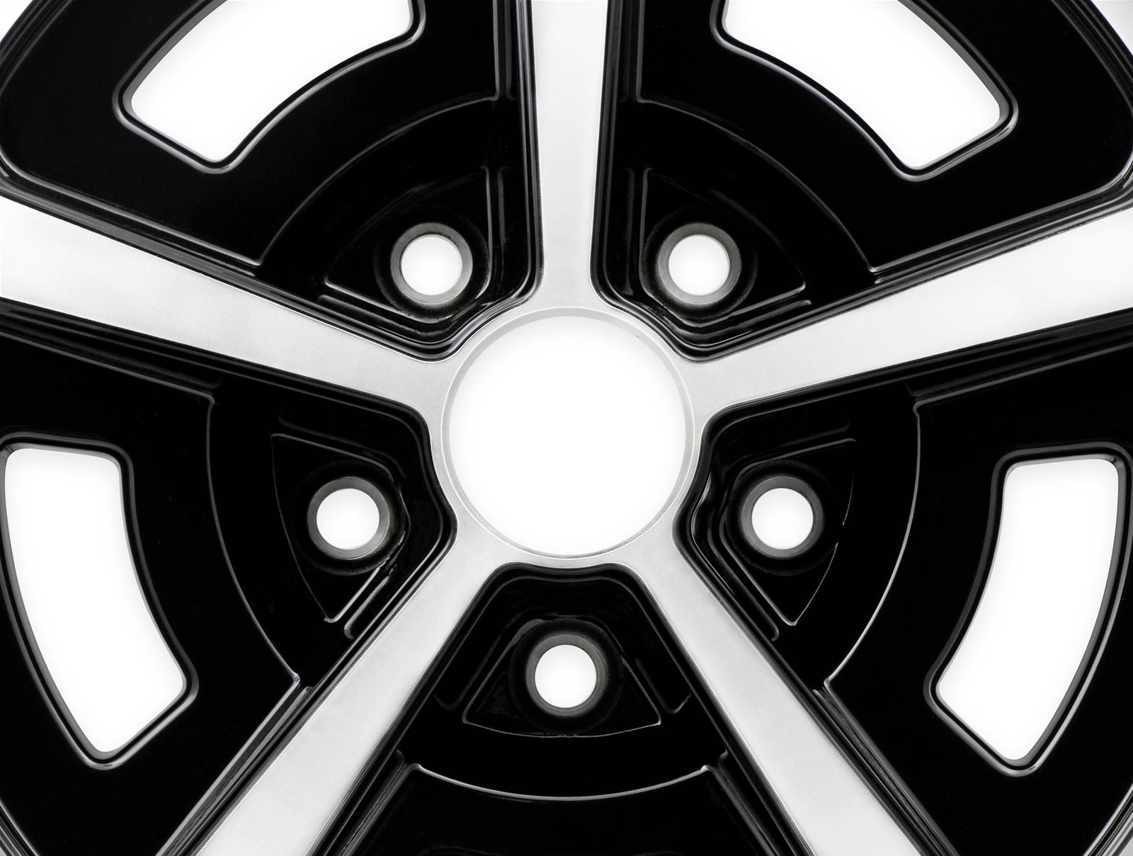 HK Aluminum Magnum Wheels 17x7 Wheel, Magnum, Aluminum, Black, Machined, in, 5 x 4 1/2 in. Bolt Circle, 4.250 in. Backspace, Each thumbnail 5