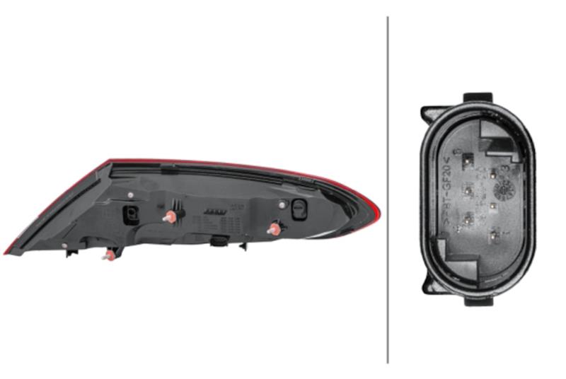 Hella 2019-2020 Mercedes-Benz C300 Left Outer Tail Light thumbnail 2