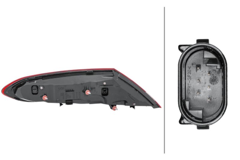 Hella 2019-2020 Mercedes-Benz C300 Right Outer Tail Light thumbnail 2
