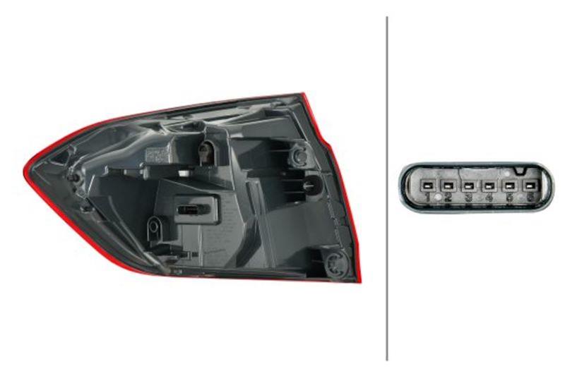 Hella 2014-2019 BMW 320i M3 Right Tail Light thumbnail 2