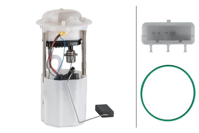 Pompe à eau auxiliaire (circuit d'eau de refroidiss.) HELLA 8TW 358 304