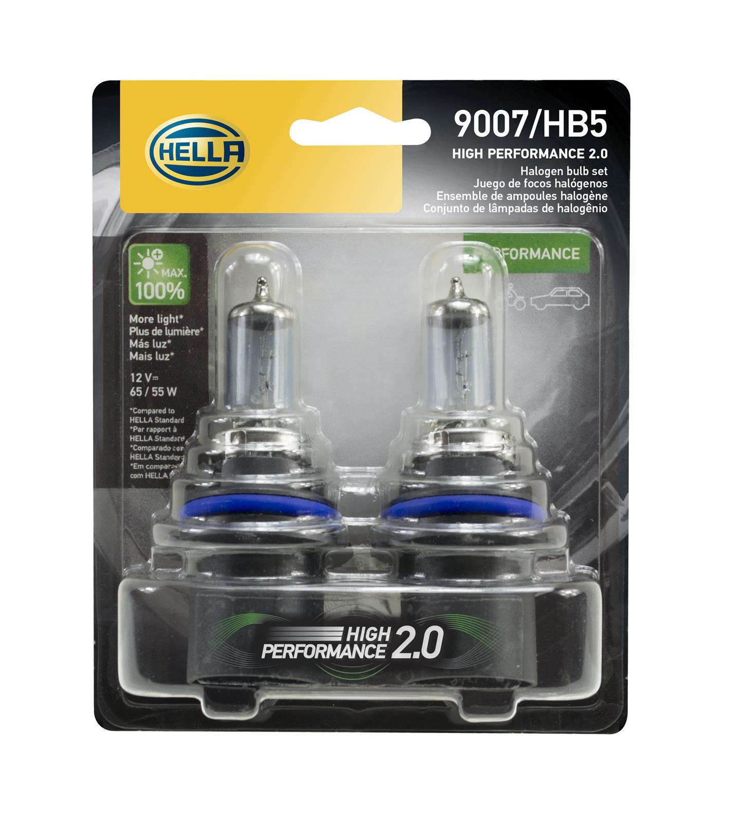 Hella 9007 2.0TB Hella High Performance Series Light Bulbs | Summit Racing