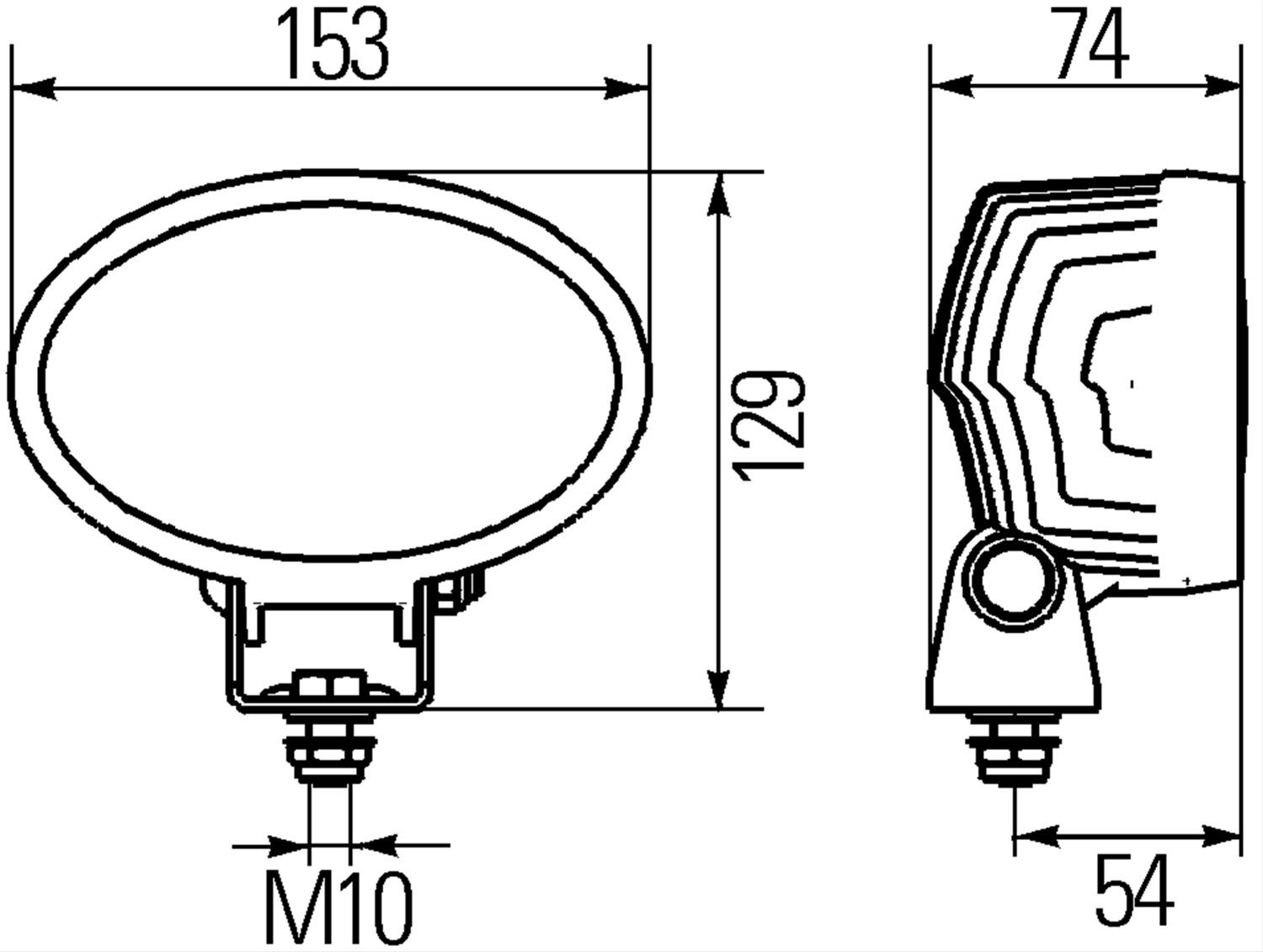 Hella Work Lamp Na 0Gr Md1224 Dt Ov100 1Ga thumbnail 2