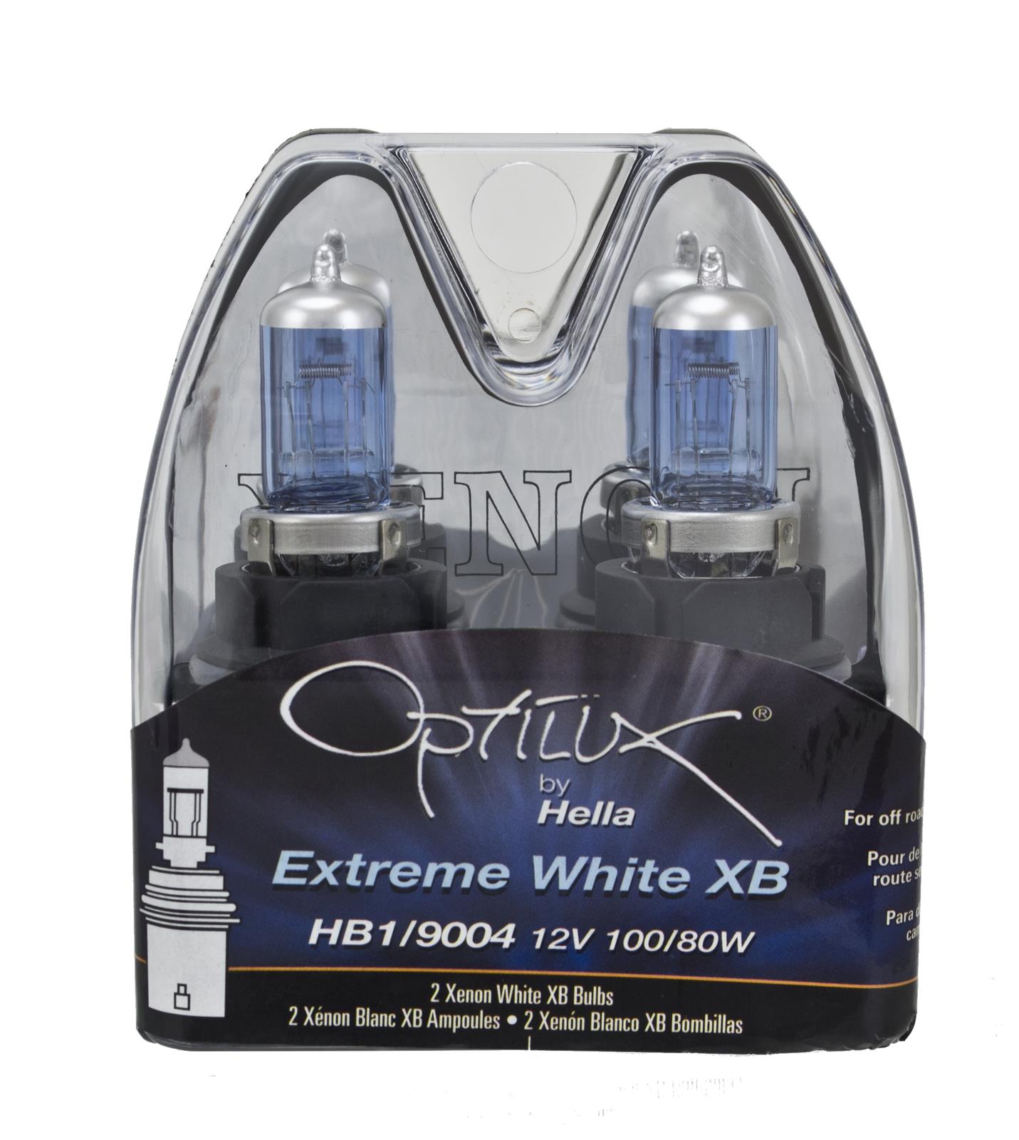 Hella H71070327 Hella Optilux Xenon White XB Light Bulbs | Summit Racing