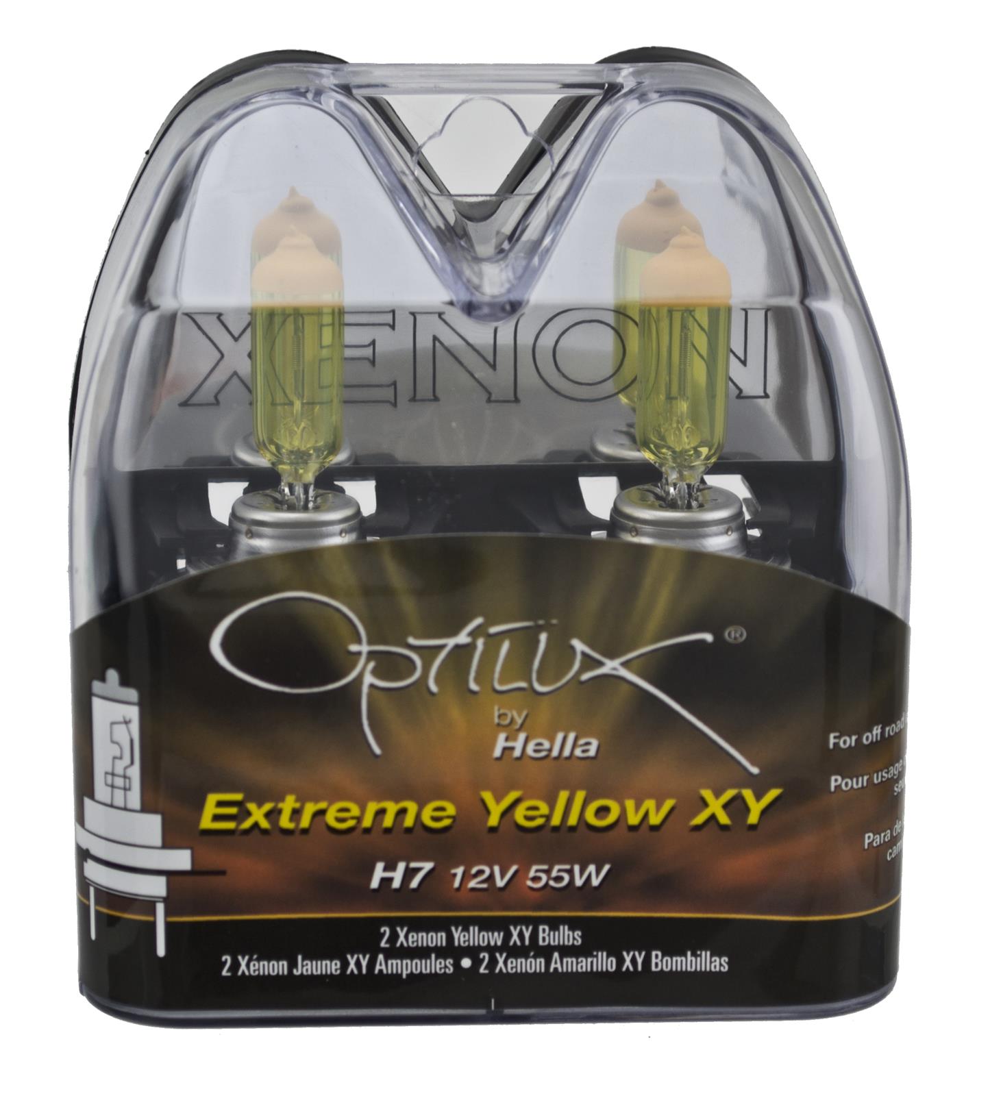 Hella H71070702 Hella Optilux Extreme XY Light Bulbs | Summit Racing