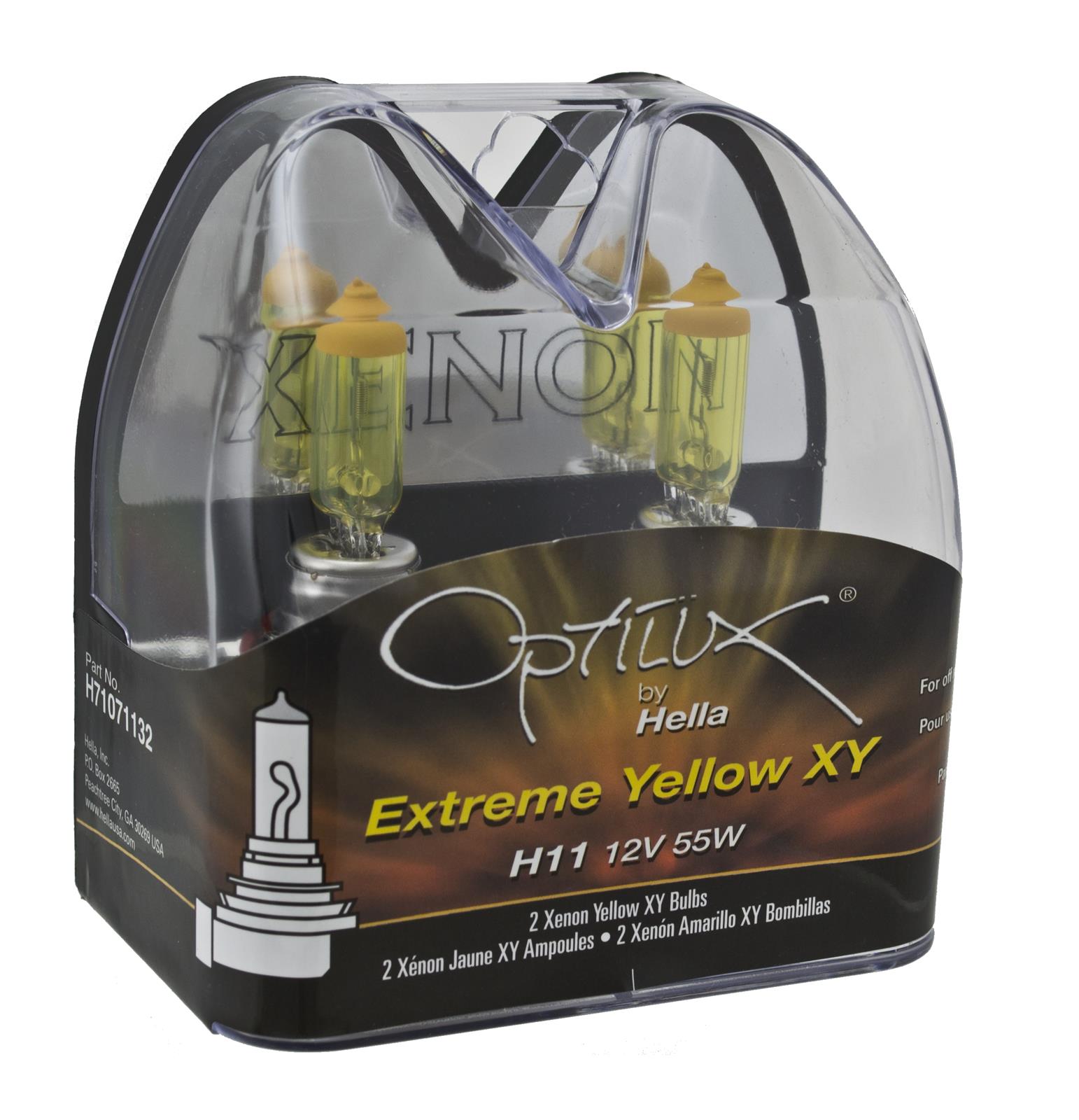 Hella H71071132 Hella Optilux Extreme XY Light Bulbs | Summit Racing