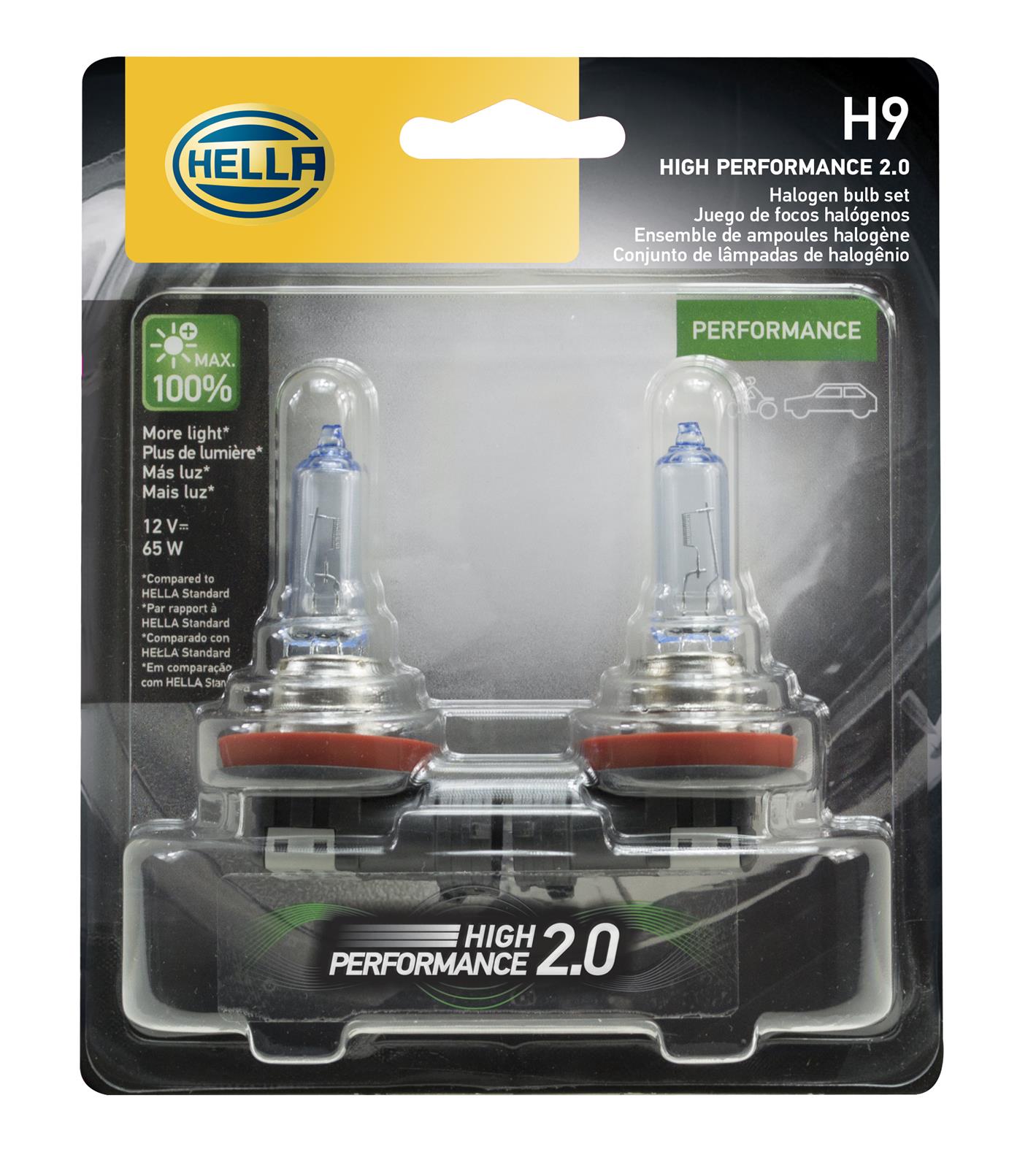 Hella H9 2.0TB Hella High Performance Series Light Bulbs | Summit Racing