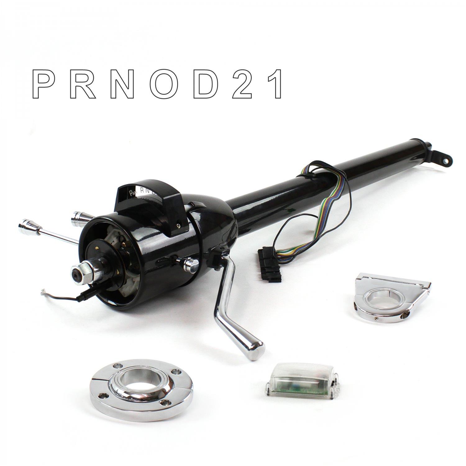 Suspension Pros HEXCB1XBO125XPXX0 Tilt Column Black Shift O/D 2.5" Drop Push Button suspension