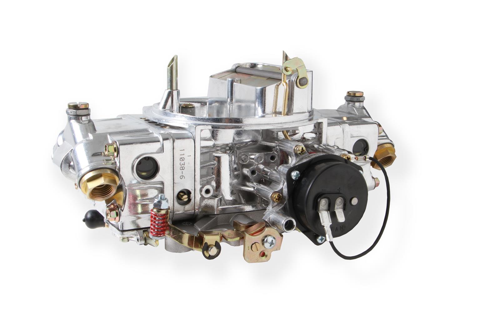 Holley Model 4150 Aluminum Double Pumper Carburetors 0-4779SAE Carburetors, 4150, Pumper, 4-barrel, Square Bore, Electric Choke, Mechanical Secondary, Dual Inlet, Polished Finish, Each thumbnail 8