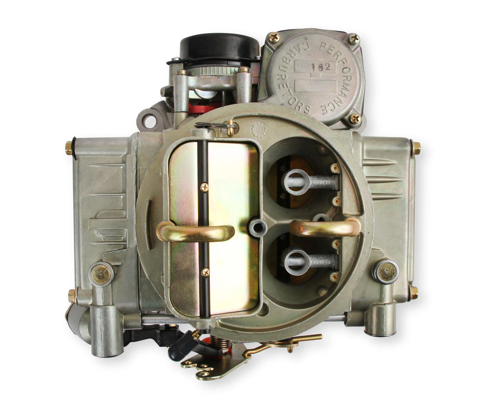 Holley 4160 Marine Carburetors 0-80319-2 Carburetors, Model 4160, Marine, 600 cfm, 4-Barrel, Square Bore, Electric Choke, Vacuum Secondaries, Single Inlet, Gold Dichromate, Ford, 5.8L, Each thumbnail 8