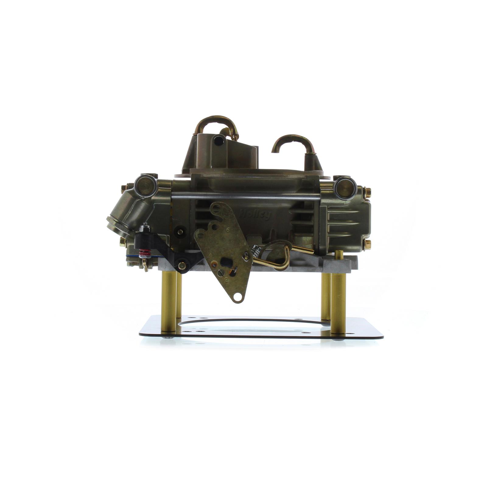 Holley 4160 Marine Carburetors 0-80319-2 Carburetors, Model 4160, Marine, 600 cfm, 4-Barrel, Square Bore, Electric Choke, Vacuum Secondaries, Single Inlet, Gold Dichromate, Ford, 5.8L, Each thumbnail 4