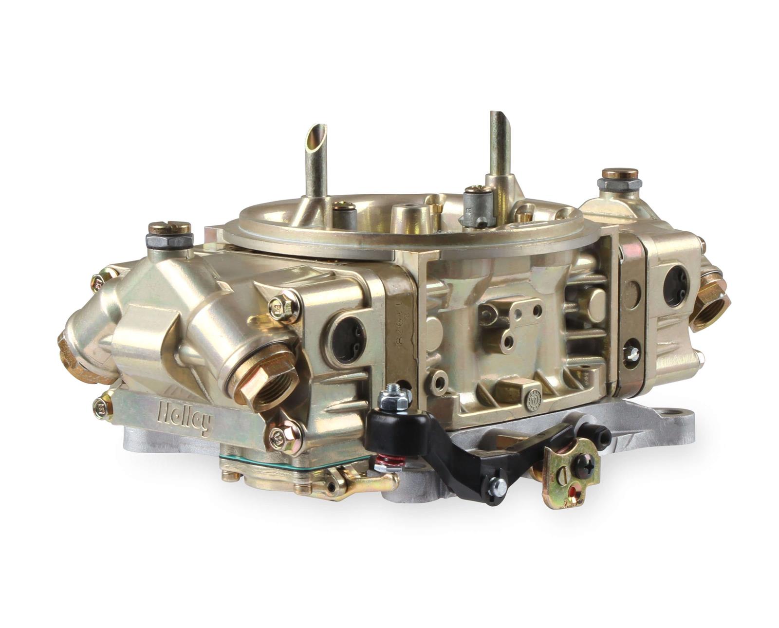 Holley 4150 Classic HP Carburetors 0-80541-2 Carburetors, Model 4150, HP, 650 cfm, 4-Barrel, Square Bore, Mechanical Secondaries, Dual Inlet, Gold Dichromate, Each thumbnail 2