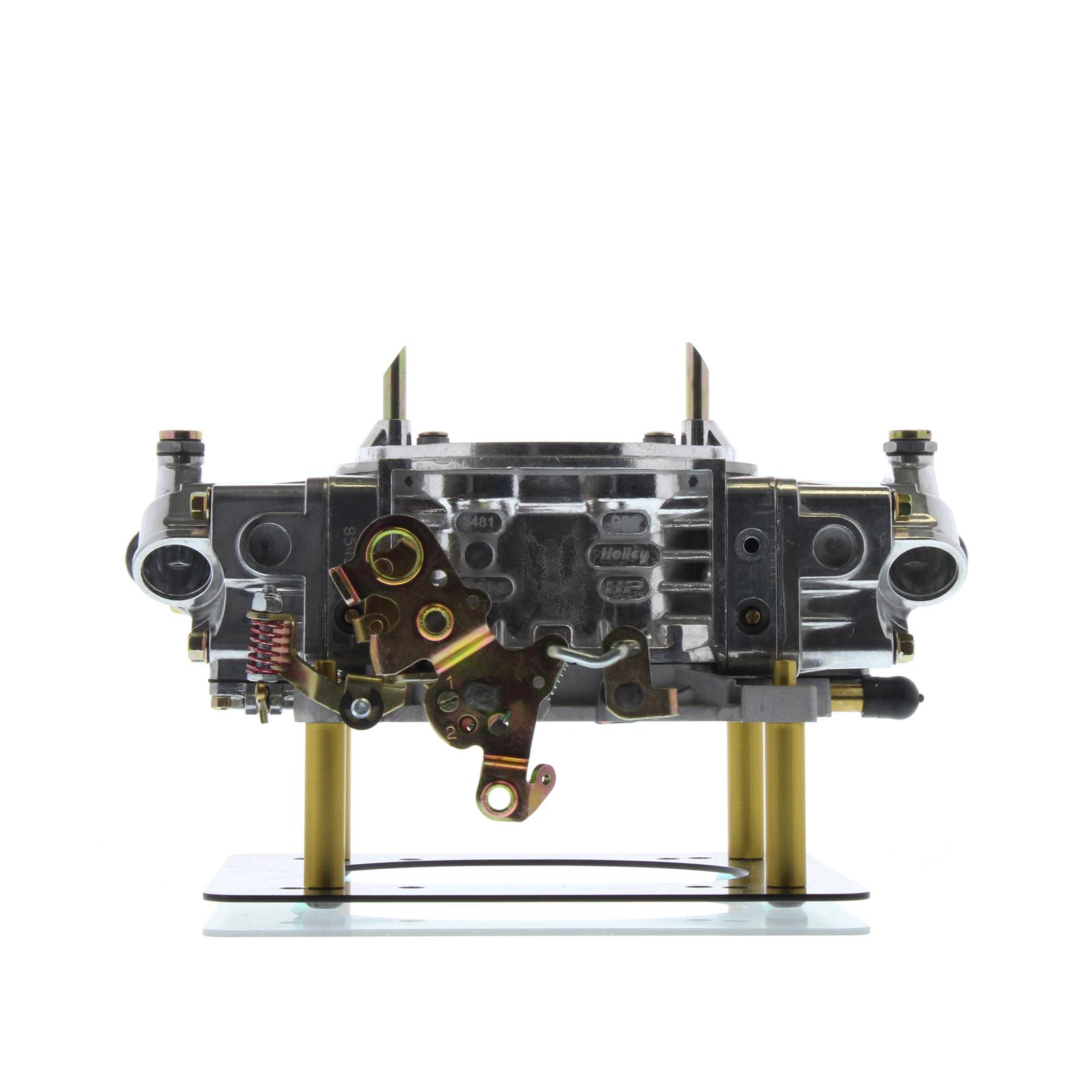 Holley 4150 Aluminum Street HP Carburetors 0-82951SA Carburetors, HP, 950 cfm, 4-barrel, Square Bore, Mechanical Secondaries, Dual Inlet, Silver Finish, Down-leg Booster, Universal Linkage, Each thumbnail 3