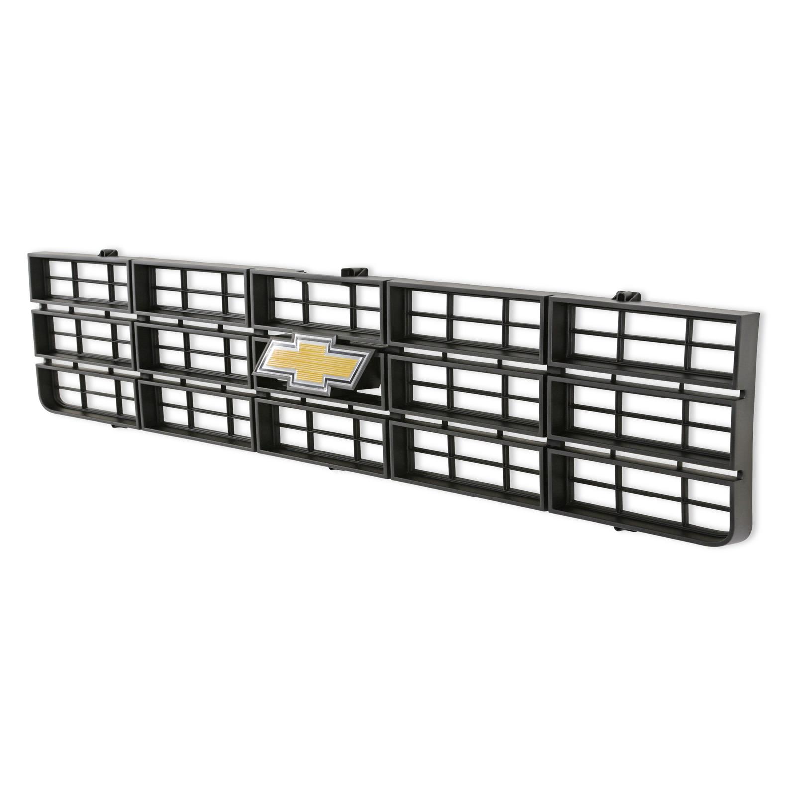 Brothers Trucks Grilles 04-170 Grille, Front Main Grille, Black, Includes Yellow Bowtie, Plastic, Chevy, Each thumbnail 5