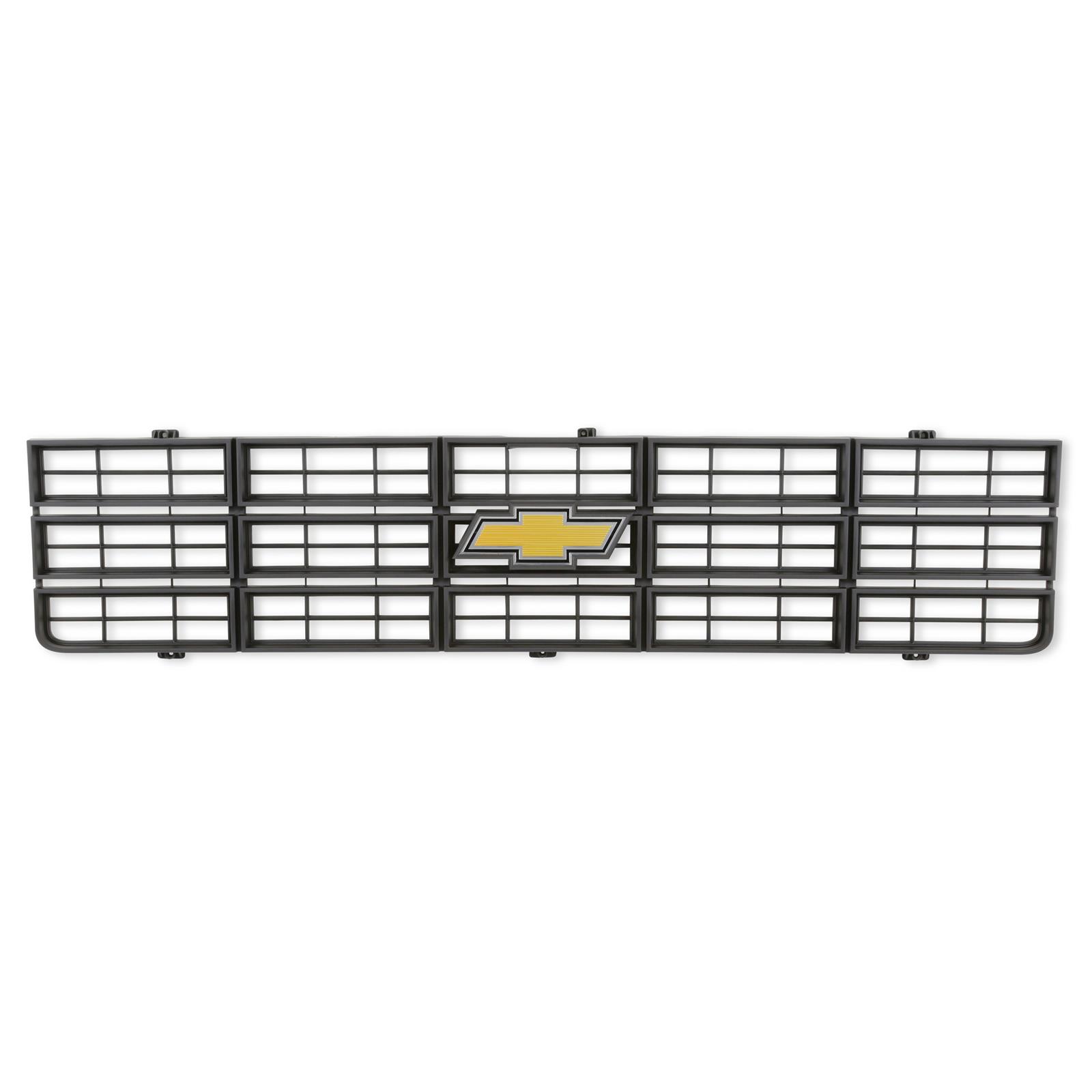 Brothers Trucks Grilles 04-170 Grille, Front Main Grille, Black, Includes Yellow Bowtie, Plastic, Chevy, Each thumbnail 6