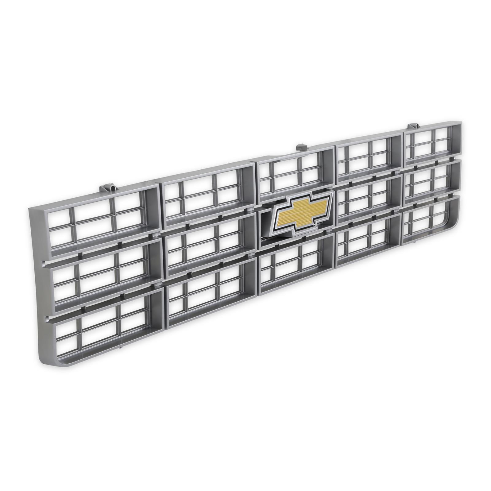 Brothers Trucks Grilles 04-171 Grille, Front Main Grille, Gray, Includes Yellow Bowtie, Plastic, Chevy, Each thumbnail 4
