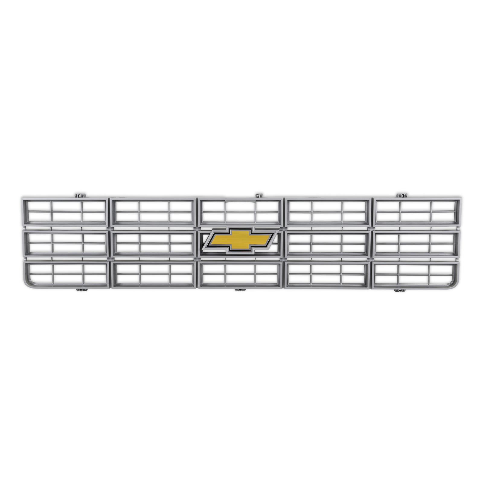 Brothers Trucks Grilles 04-171 Grille, Front Main Grille, Gray, Includes Yellow Bowtie, Plastic, Chevy, Each thumbnail 6