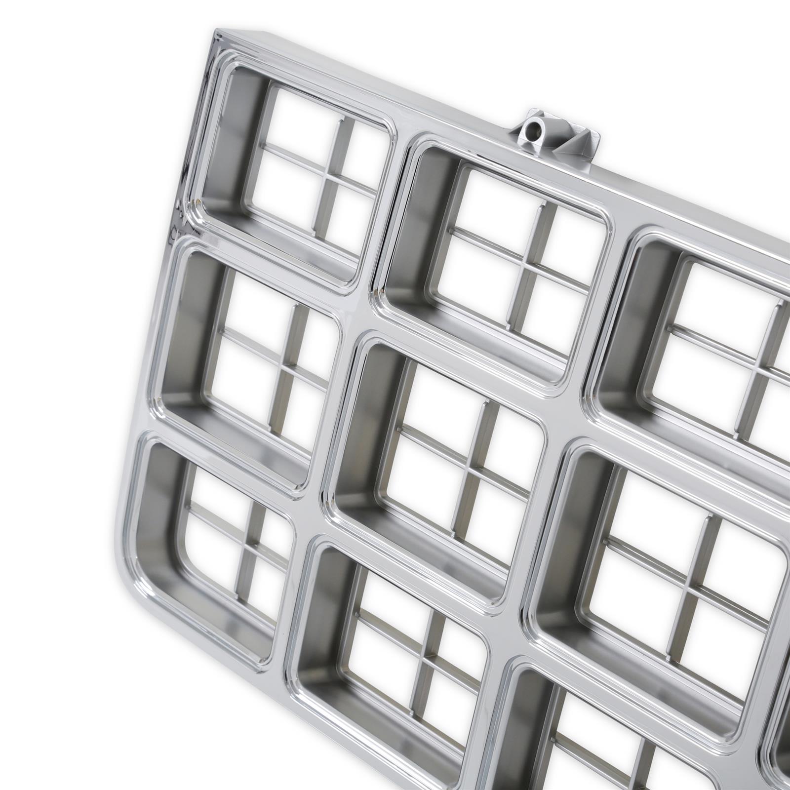 Brothers Trucks Grilles 04-173 Grille, Front Main Grille, Chrome/Gray, Includes Yellow Bowtie, Plastic, Chevy, Each thumbnail 2