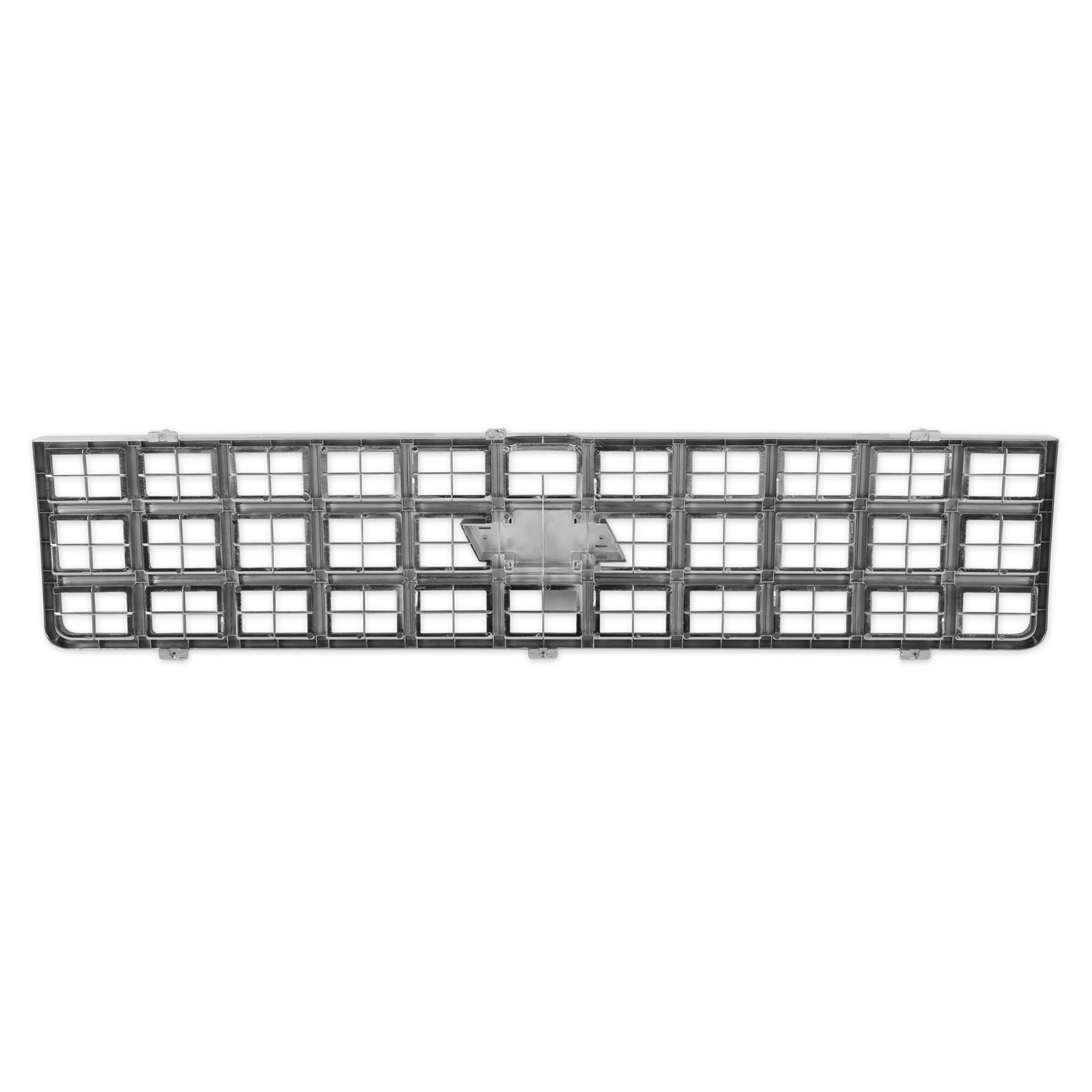 Brothers Trucks Grilles 04-173 Grille, Front Main Grille, Chrome/Gray, Includes Yellow Bowtie, Plastic, Chevy, Each thumbnail 6