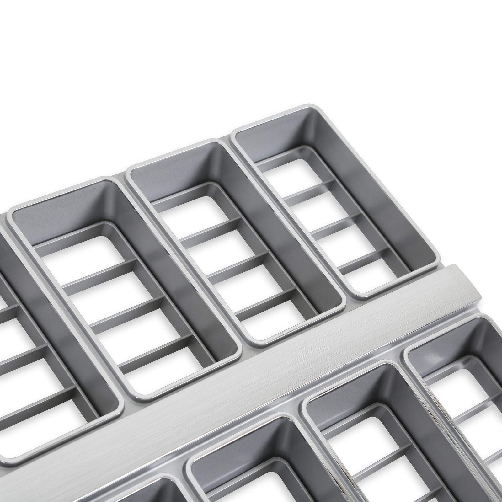Brothers Trucks Grilles 04-174 Grille, Front Main Grille, Argent Silver/Chrome Includes Mounting Provision for Bowtie, Plastic, Chevy, Each thumbnail 2