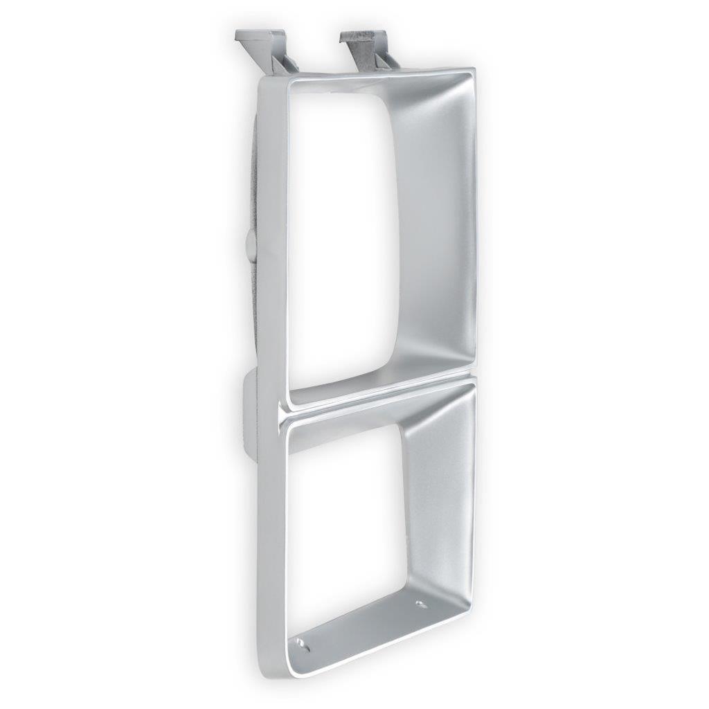 Brothers Trucks Headlight Bezels 04-190 Door, Passenger Side, Models with Single Headlights, Plastic, Argent, Chevy, GMC, Each thumbnail 4