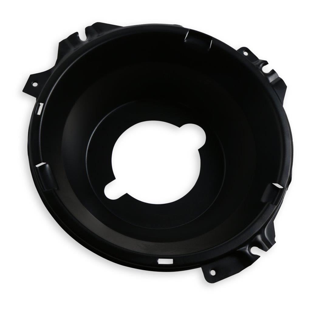 Brothers Trucks Headlight Buckets 04-232 Light Bezel, Retaining Rings, Fits Models with Quad Headlights, Aluminum, Polished, Each