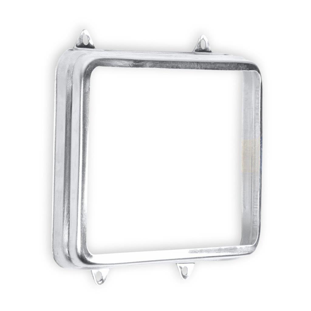 Brothers Trucks Headlight Retaining Rings 04-244 Light Bezel, Rings, Fits Models with Quad Headlights, Aluminum, Polished, Each