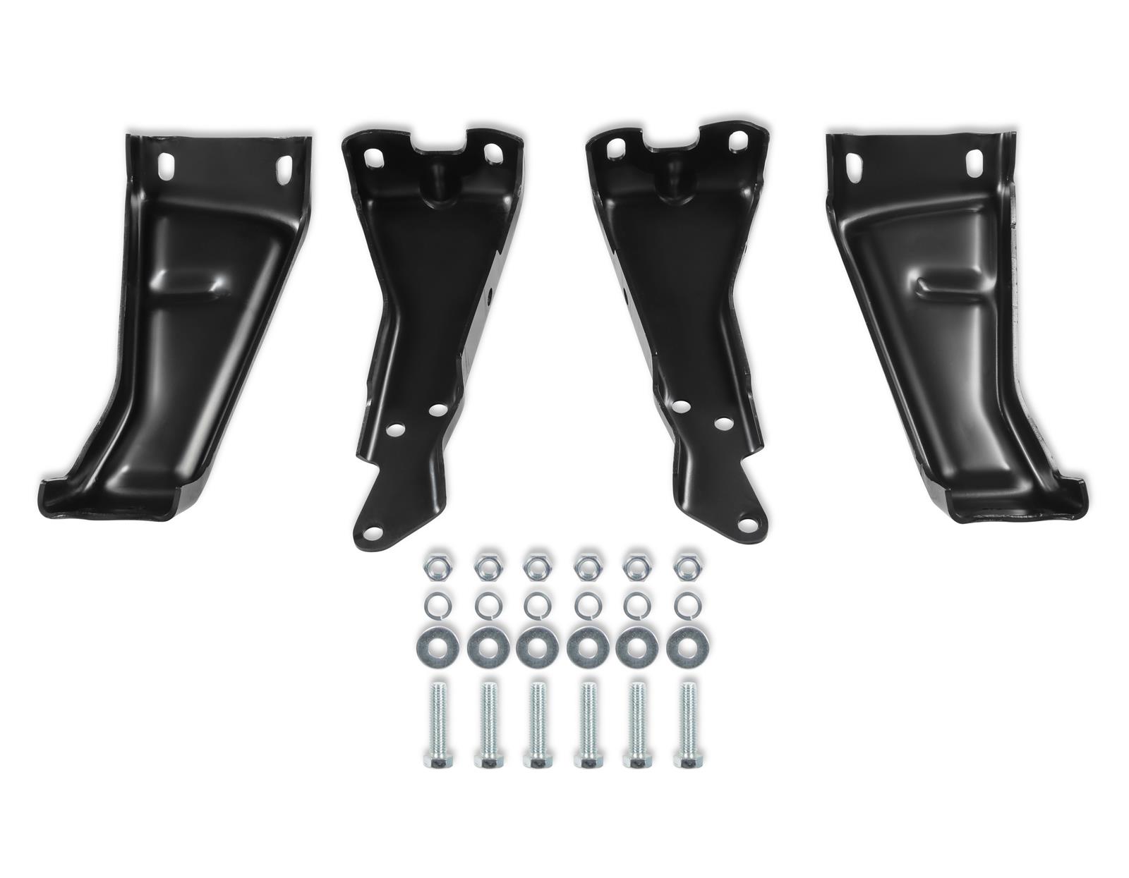 Brothers Trucks Bumper Brackets 04-261 Brackets, OE Style, Rear, Steel, EDP Coated, Includes Hardware, Chevy, GMC, Fleetside Pickup, Kit thumbnail 6
