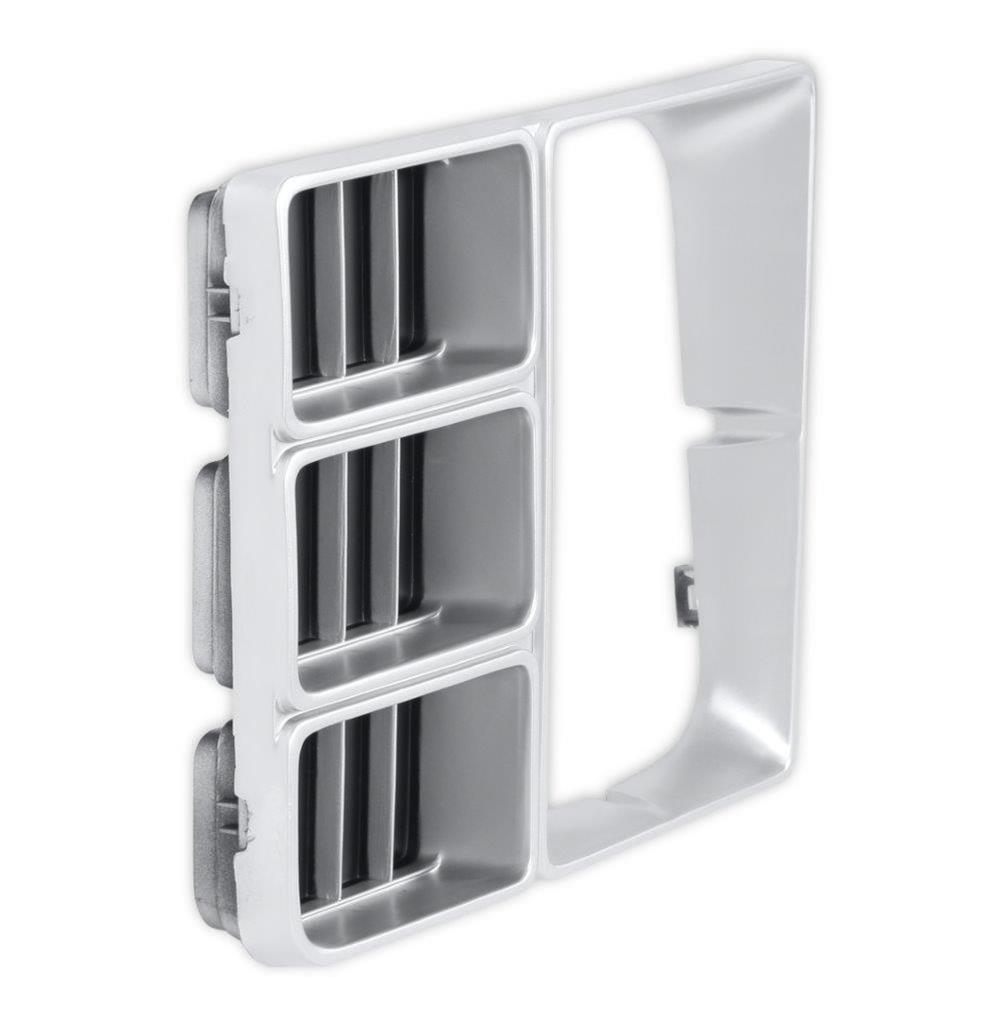 Brothers Trucks Headlight Bezels 04-327 Door, Driver Side, Models with Single Headlights, Plastic, Argent/Black, Chevy, GMC, Each thumbnail 3