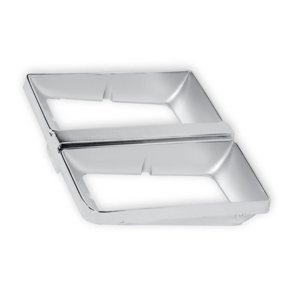Brothers Trucks Headlight Bezels 04-330 Door, Passenger Side, Models with Quad Headlights, Plastic, Argent/Chrome, Chevy, GMC, Each thumbnail 4