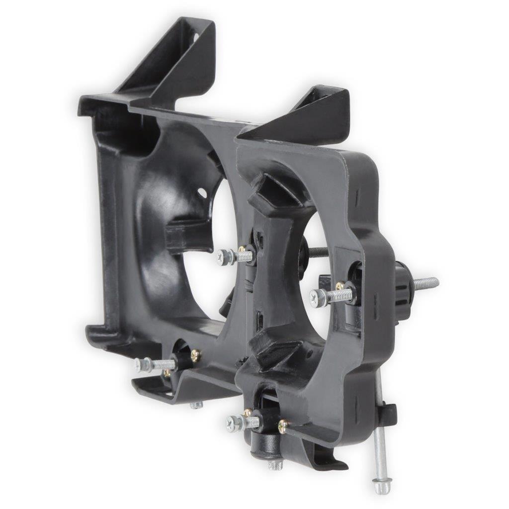 Brothers Trucks Dual Headlight Mounting Brackets 04-357 Brackets, Plastic, Black, Left, Chevy, GMC, Each thumbnail 3