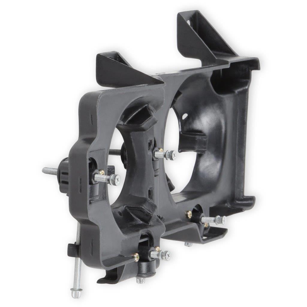 Brothers Trucks Dual Headlight Mounting Brackets 04-358 Brackets, Plastic, Black, Right, Chevy, GMC, Each thumbnail 3