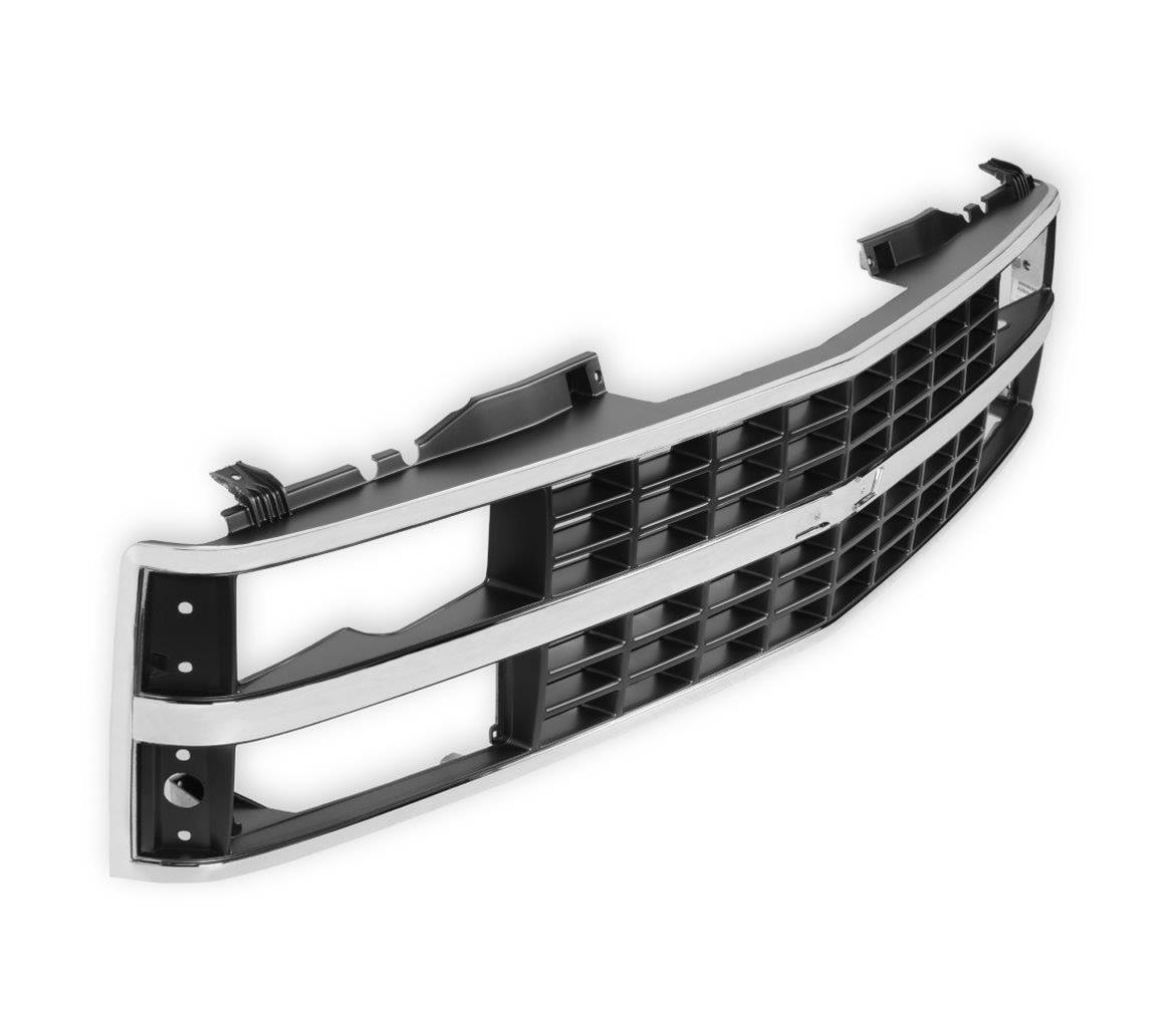 Brothers Trucks Grilles 04-366 Grille, Stock Style, Main Grille Position, ABS Plastic,Chrome, Chevrolet, Each thumbnail 6