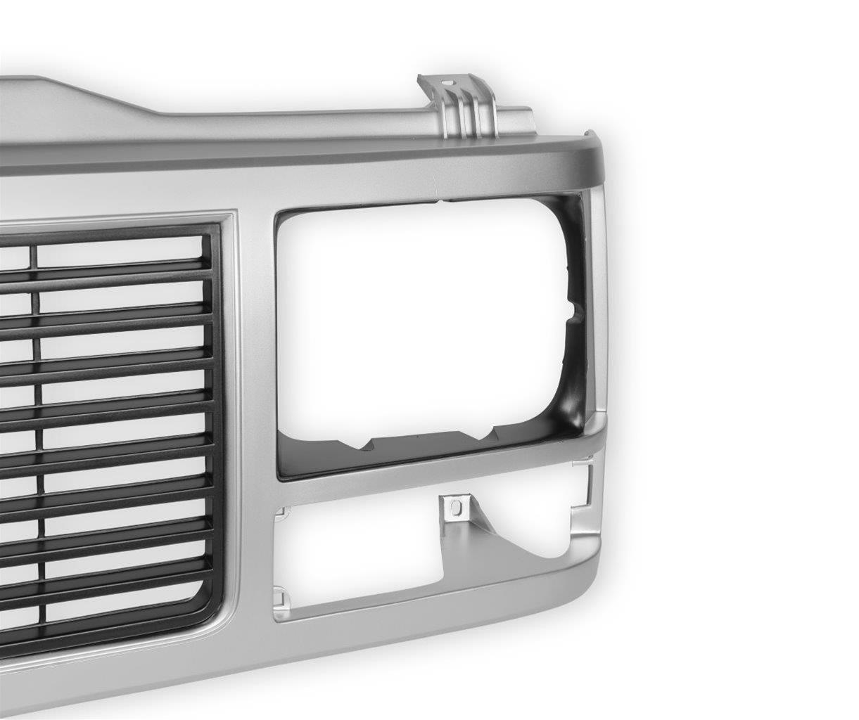 Brothers Trucks Grilles 04-367 Grille, GMC, Stock Style, Silver with Gray Interior, Single Headlights, Each thumbnail 5