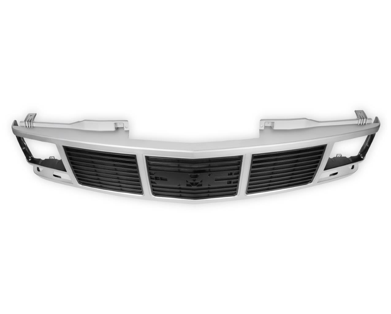 Brothers Trucks Grilles 04-367 Grille, GMC, Stock Style, Silver with Gray Interior, Single Headlights, Each thumbnail 3