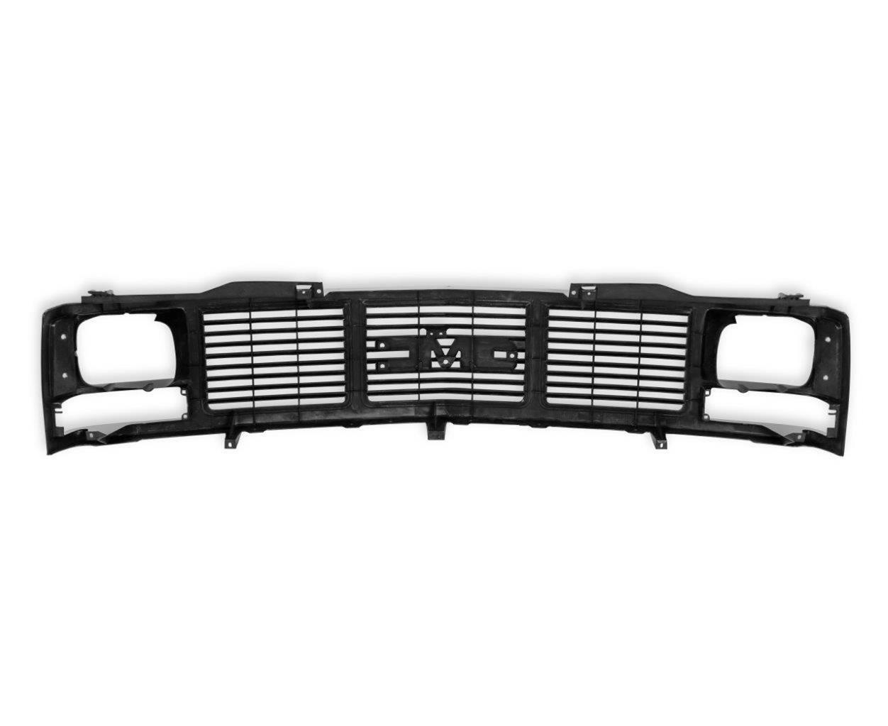 Brothers Trucks Grilles 04-367 Grille, GMC, Stock Style, Silver with Gray Interior, Single Headlights, Each thumbnail 4