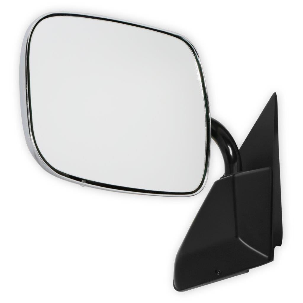 Brothers Trucks GMT400 Below Eyeline Mirrors 04-383 Side Mirror, OE Replacement, Left, Driver Side, Manual, Chrome, Chevrolet, GMC, Each thumbnail 2