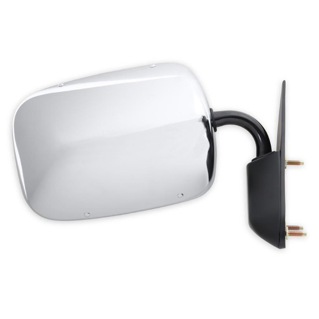 Brothers Trucks GMT400 Below Eyeline Mirrors 04-384 Side Mirror, OE Replacement, Right, Passenger Side, Manual, Chrome, Chevrolet, GMC, Each thumbnail 4