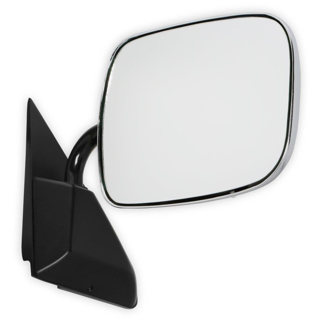 Brothers Trucks GMT400 Below Eyeline Mirrors 04-384 Side Mirror, OE Replacement, Right, Passenger Side, Manual, Chrome, Chevrolet, GMC, Each thumbnail 2