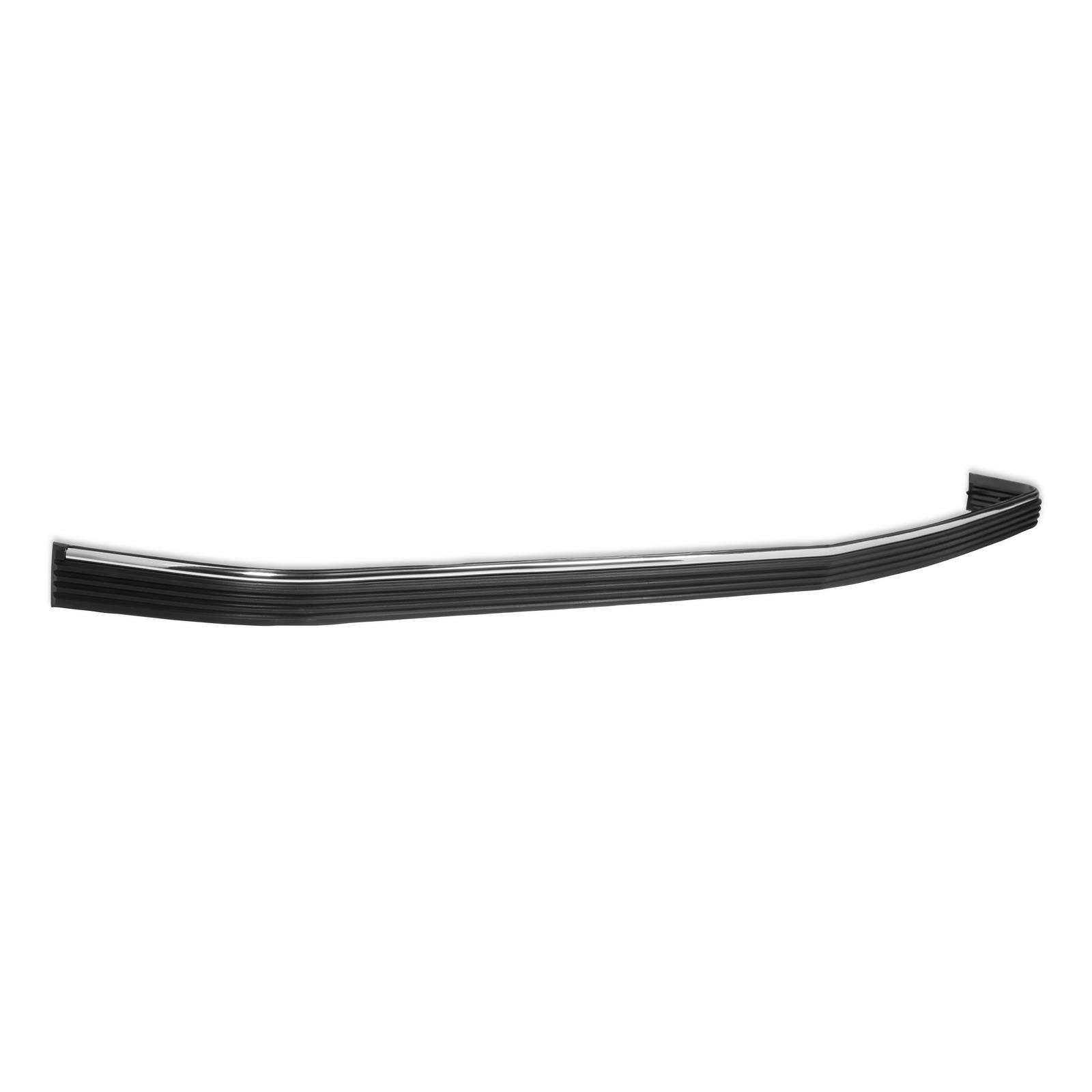 Brothers Trucks Bumper Impact Strips 04-454 Strip, Front Strip, 1988-2002, Front, Black with Chrome Strip, Each thumbnail 3