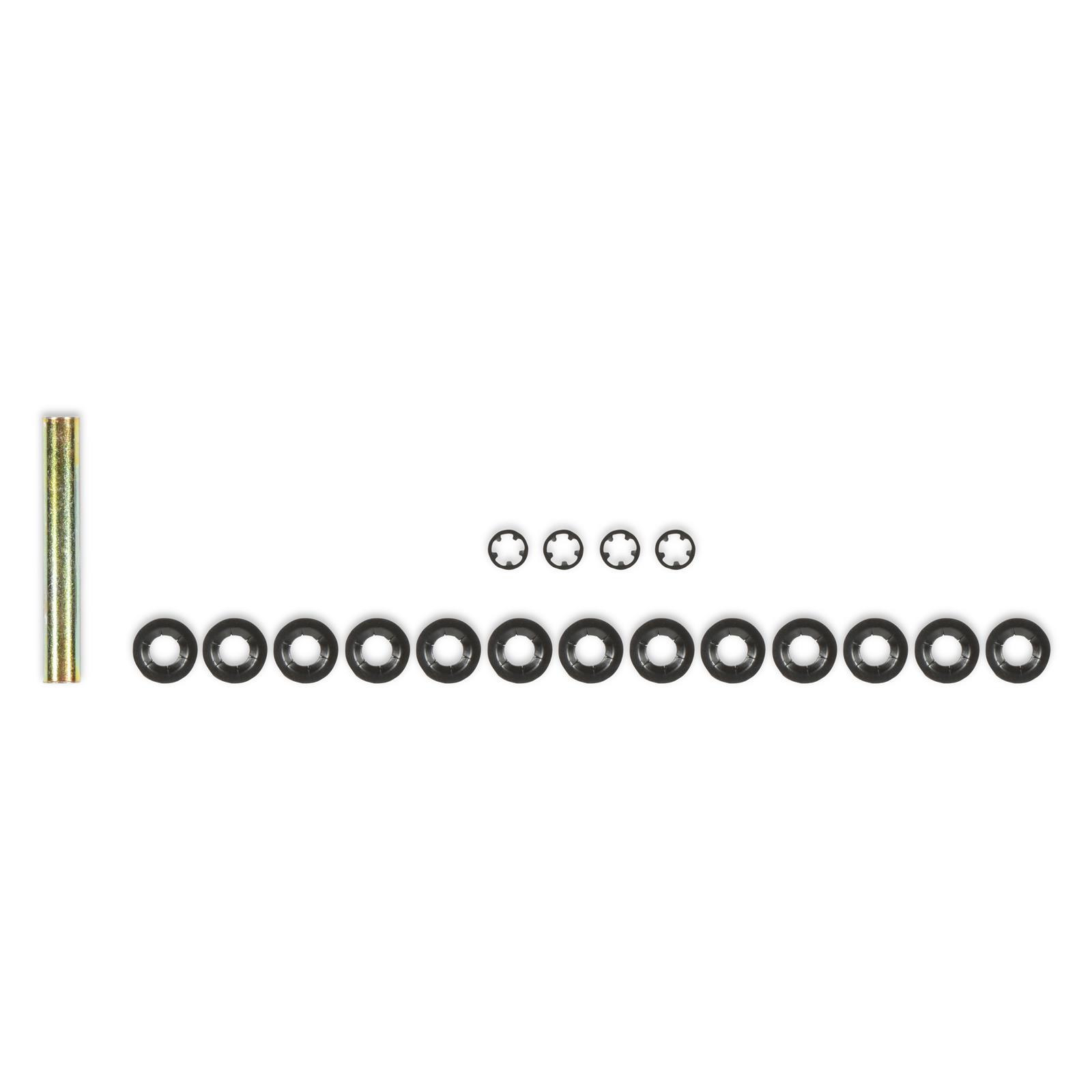 Brothers Trucks Bumper Impact Strips 04-454 Strip, Front Strip, 1988-2002, Front, Black with Chrome Strip, Each thumbnail 2