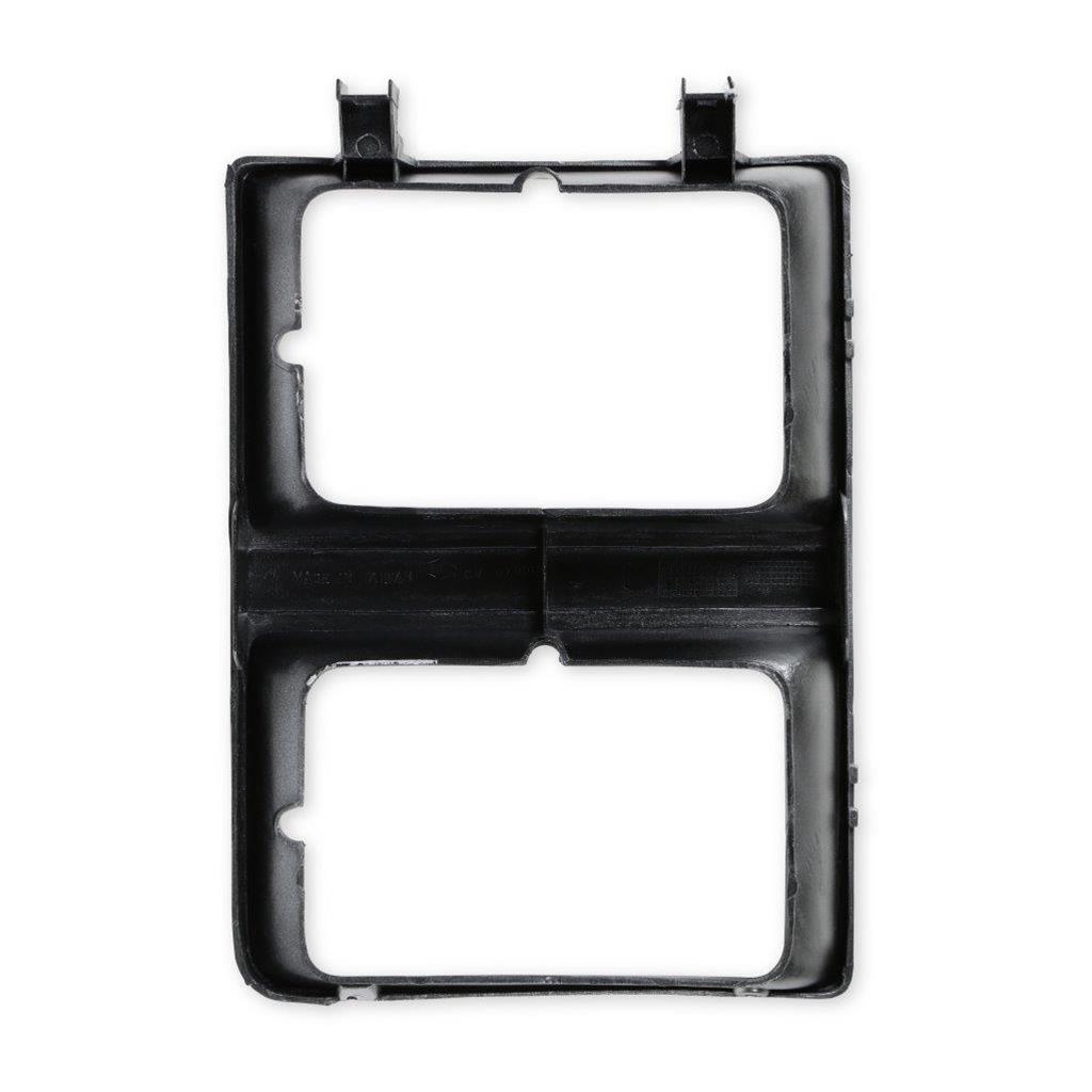 Brothers Trucks Headlight Bezels 04-472 Door, Driver Side, Models with Quad Headlights, Plastic, Dark Gray/Silver, Chevy, GMC, Each
