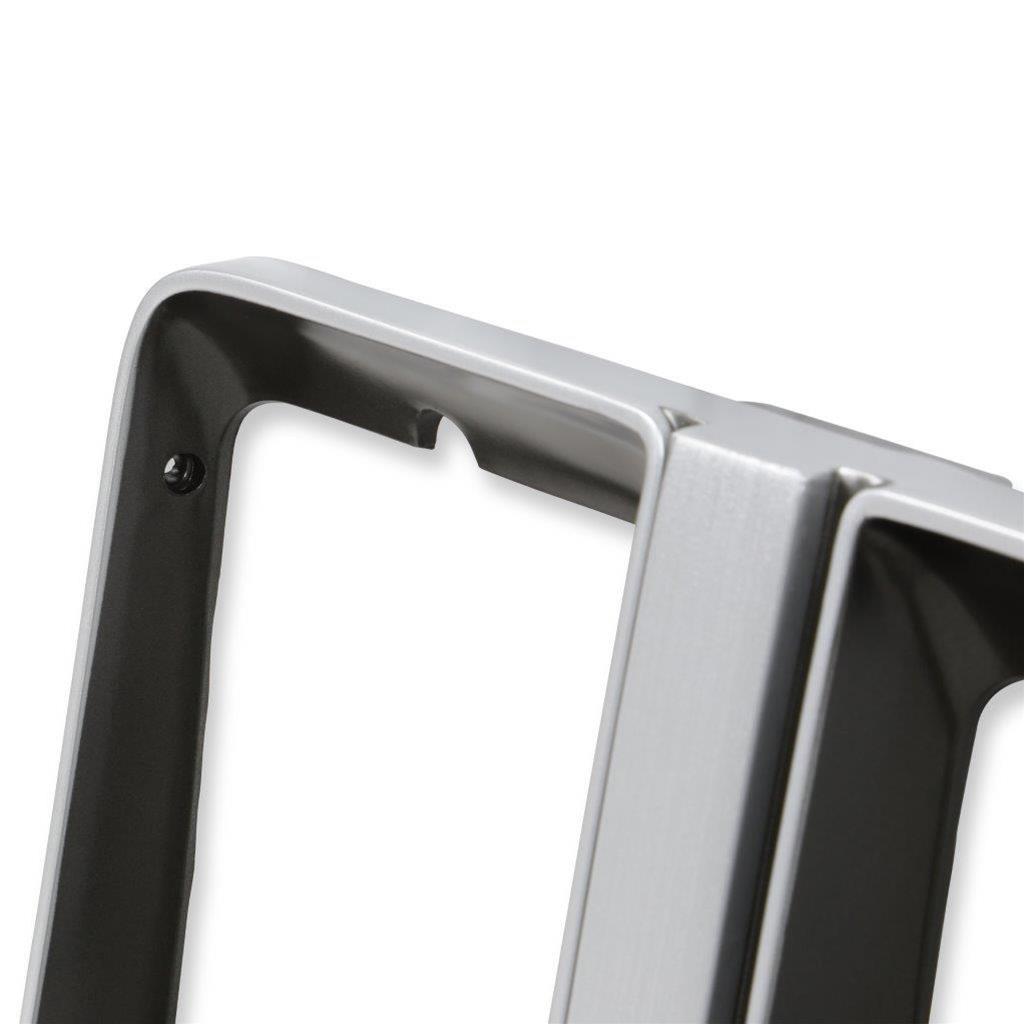 Brothers Trucks Headlight Bezels 04-473 Door, Passenger Side, Models with Quad Headlights, Plastic, Dark Gray/Silver, Chevy, GMC, Each thumbnail 3