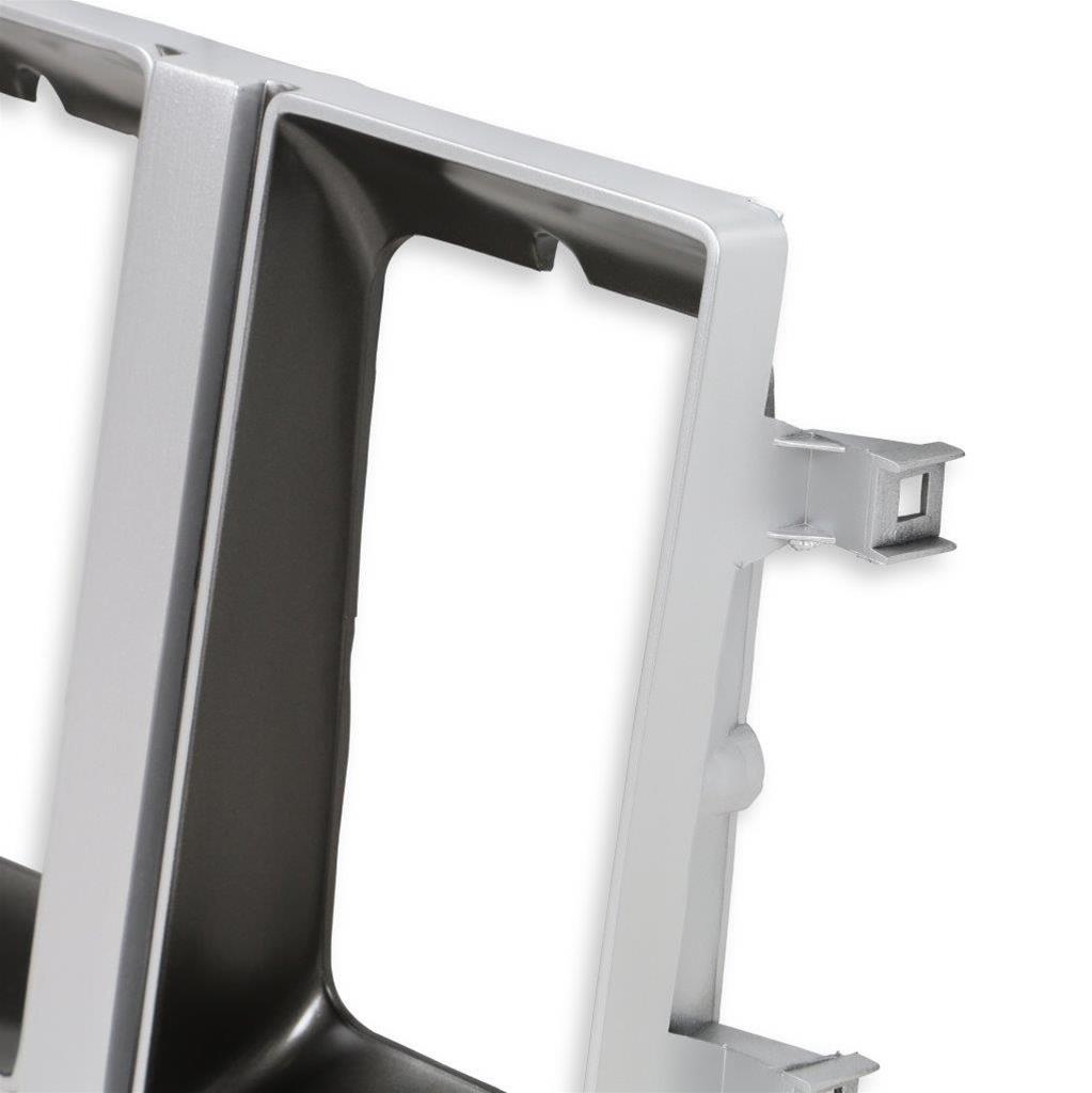 Brothers Trucks Headlight Bezels 04-473 Door, Passenger Side, Models with Quad Headlights, Plastic, Dark Gray/Silver, Chevy, GMC, Each thumbnail 6