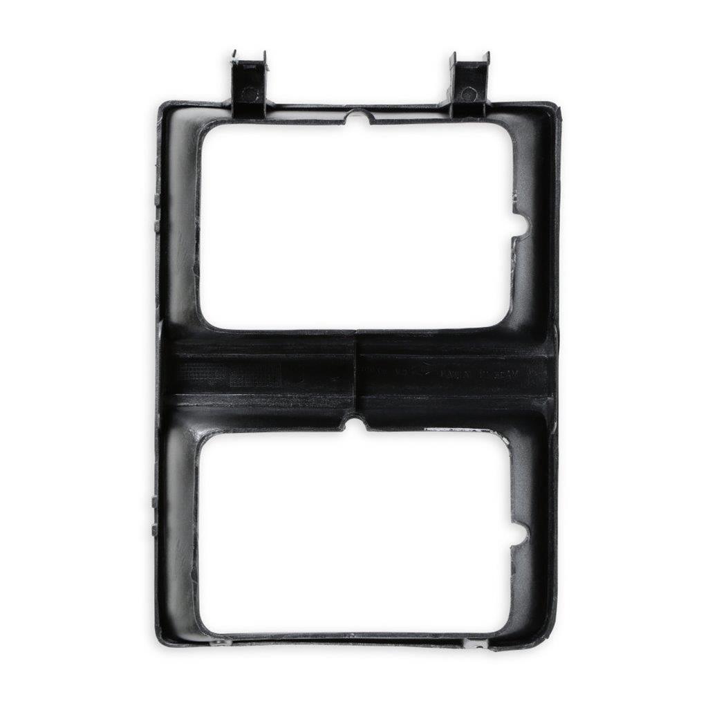 Brothers Trucks Headlight Bezels 04-473 Door, Passenger Side, Models with Quad Headlights, Plastic, Dark Gray/Silver, Chevy, GMC, Each