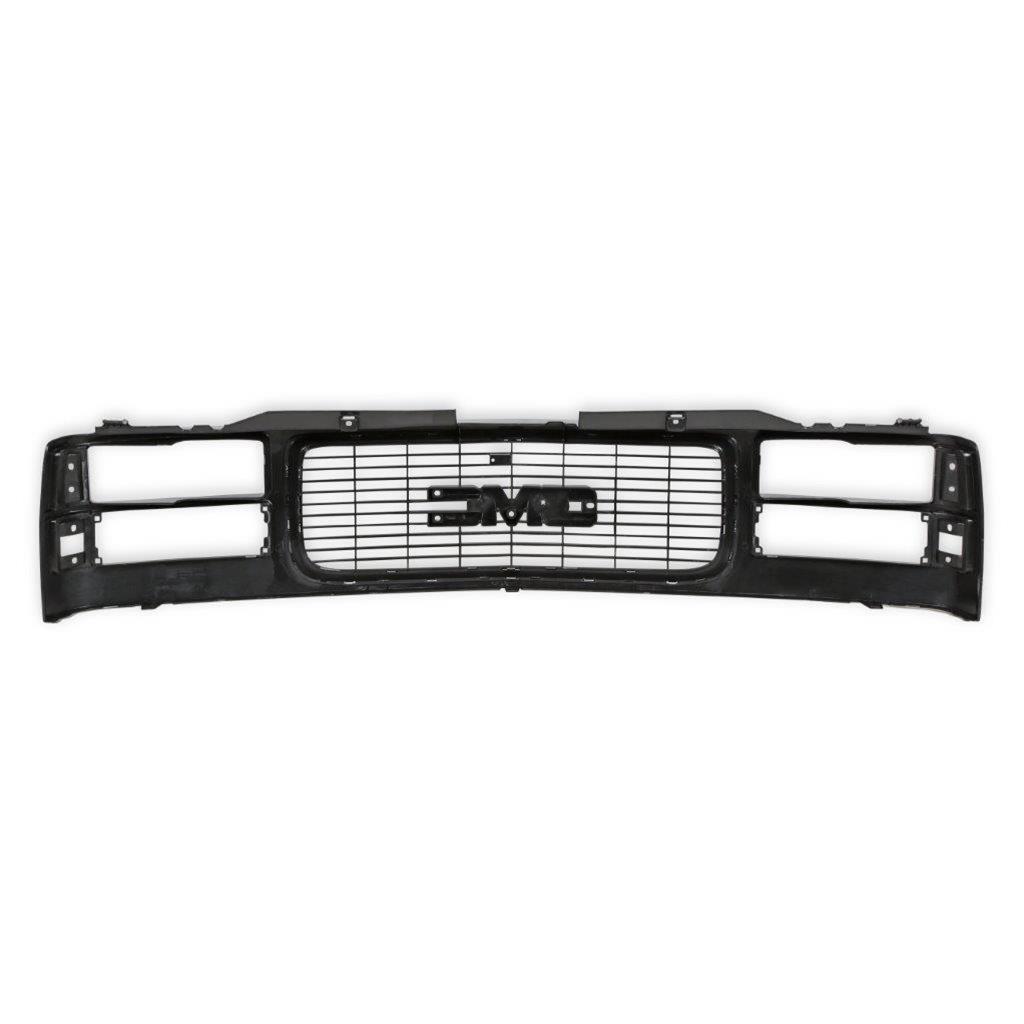 Brothers Trucks Grilles 04-476 Grille, GMC, Stock Style, Black with Chome, Dual Headlights, Each thumbnail 5